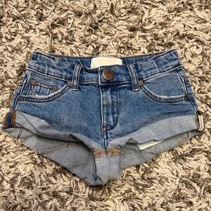 One Teaspoon Blue Denim Kids Shorts 4-5